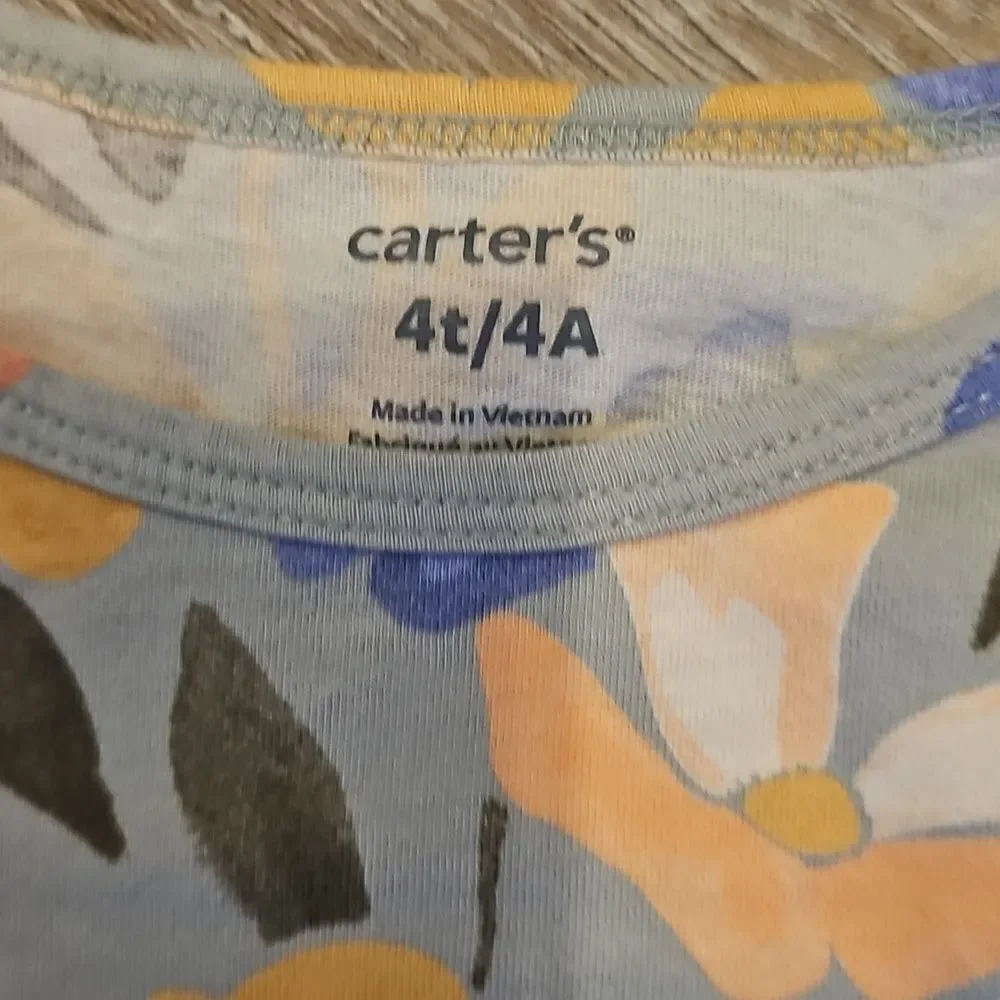 Carter's Vibrant Blue and Yellow Casual Dress